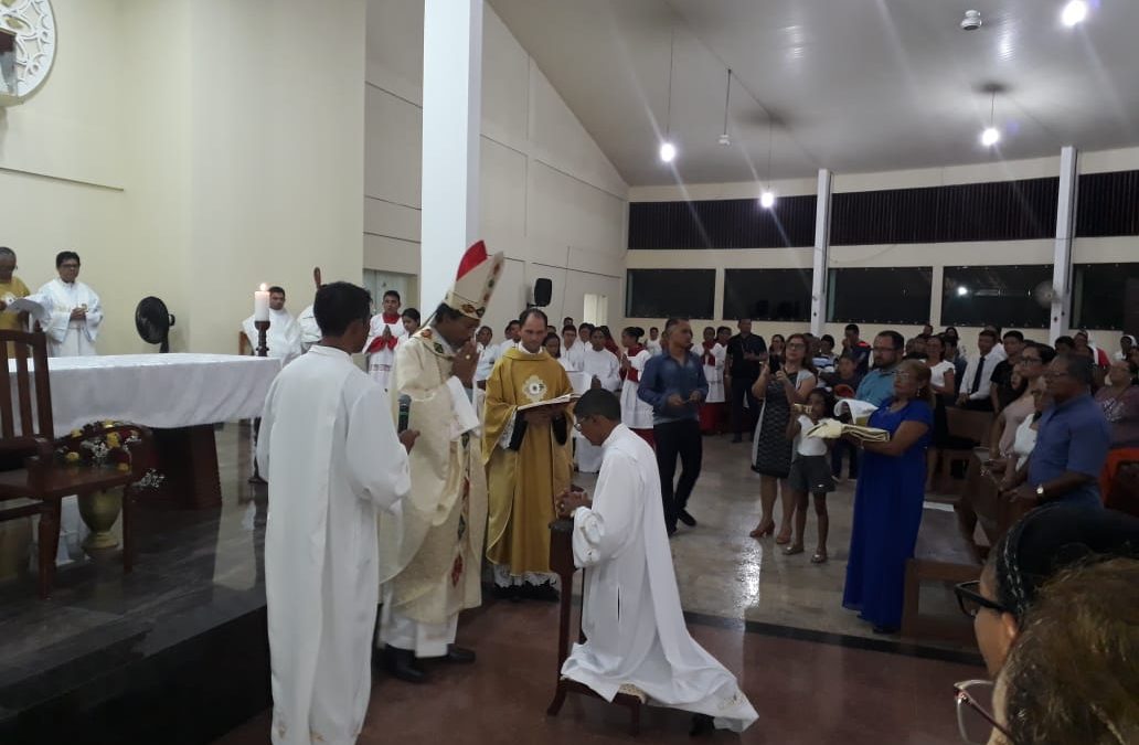 Ponta de Pedras inicia o ano novo com mais um diácono permanente