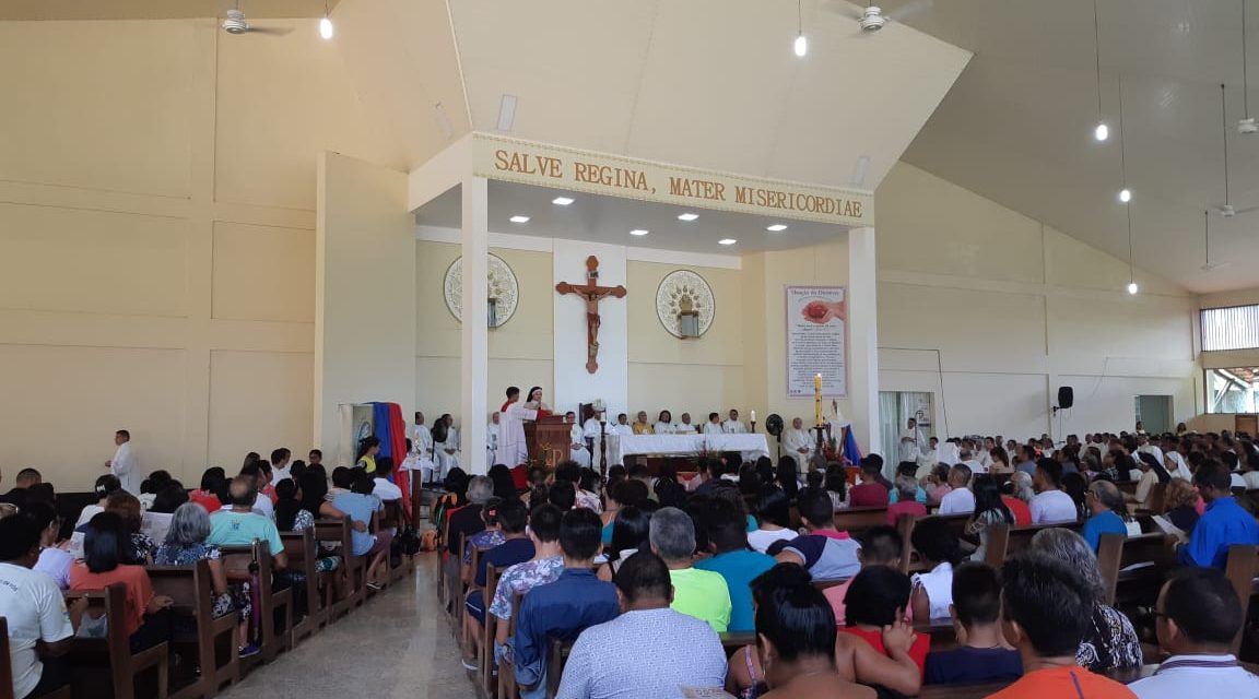 Diocese de Ponta de Pedras realiza peregrinação a Santuário Mariano