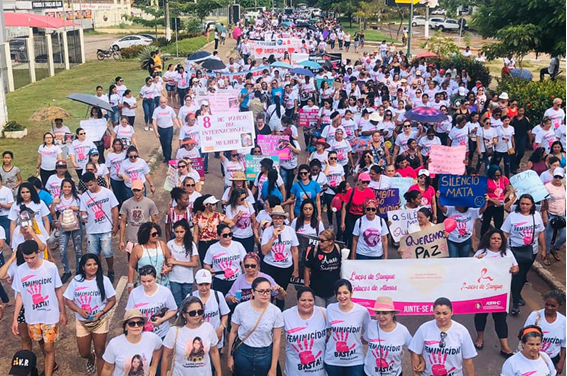 Diocese de Marabá participa de Marcha das Mulheres