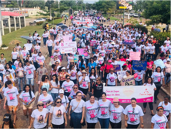 Diocese de Marabá participa de Marcha das Mulheres