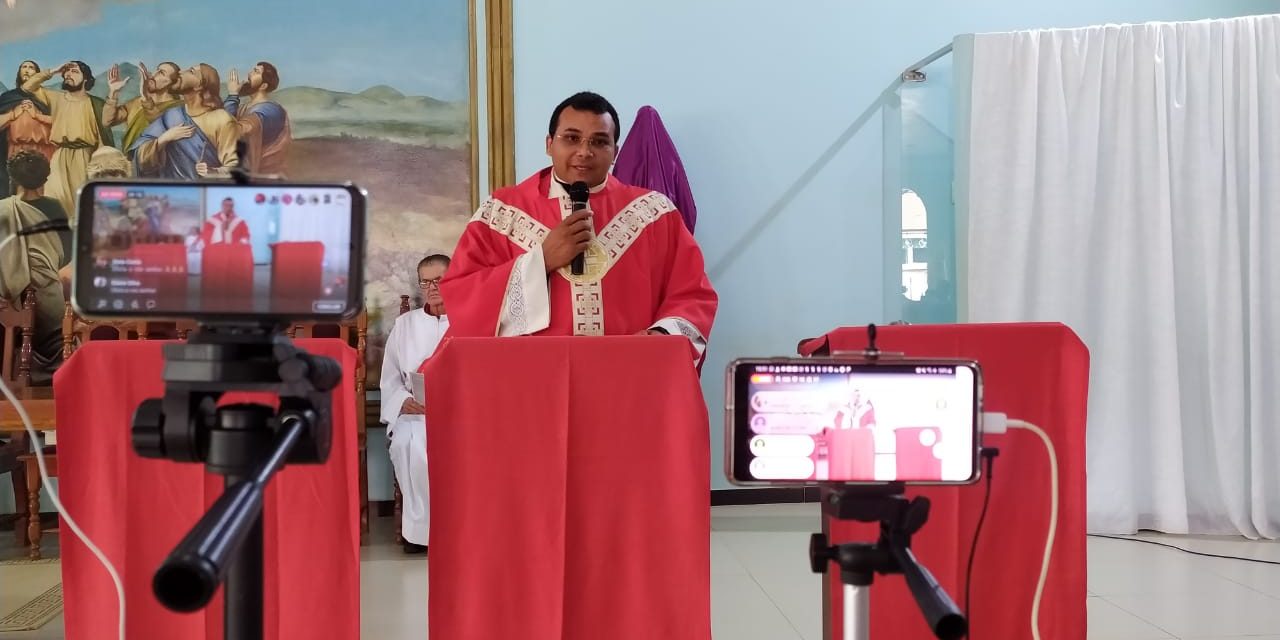 Pastoral da Comunicação desempenha importante serviço na celebração da Semana Santa na Diocese de Bragança/PA