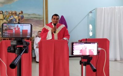 Pastoral da Comunicação desempenha importante serviço na celebração da Semana Santa na Diocese de Bragança/PA