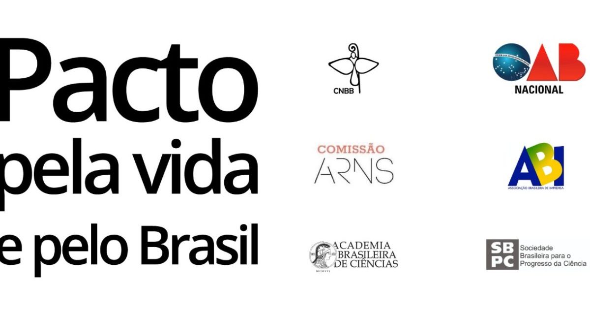 Meio milhão de vidas perdidas: entidades do Pacto Pela Vida e Pelo Brasil se manifestam diante das mortes pela Covid