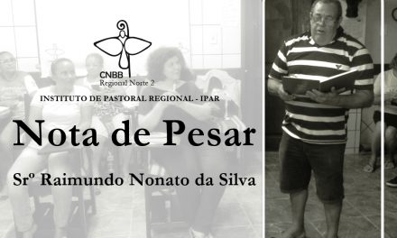 Nota de Pesar – Srº Raimundo Nonato da Silva