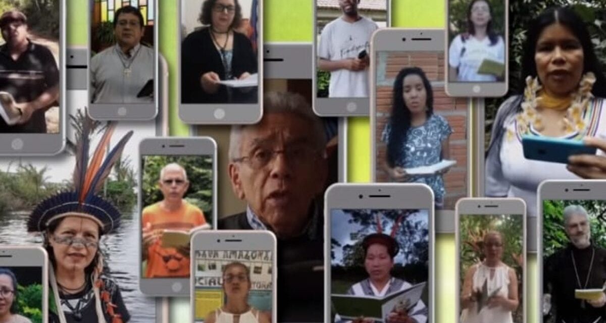 Representantes da região amazônica gravam reflexões sobre o sonho social do Papa Francisco