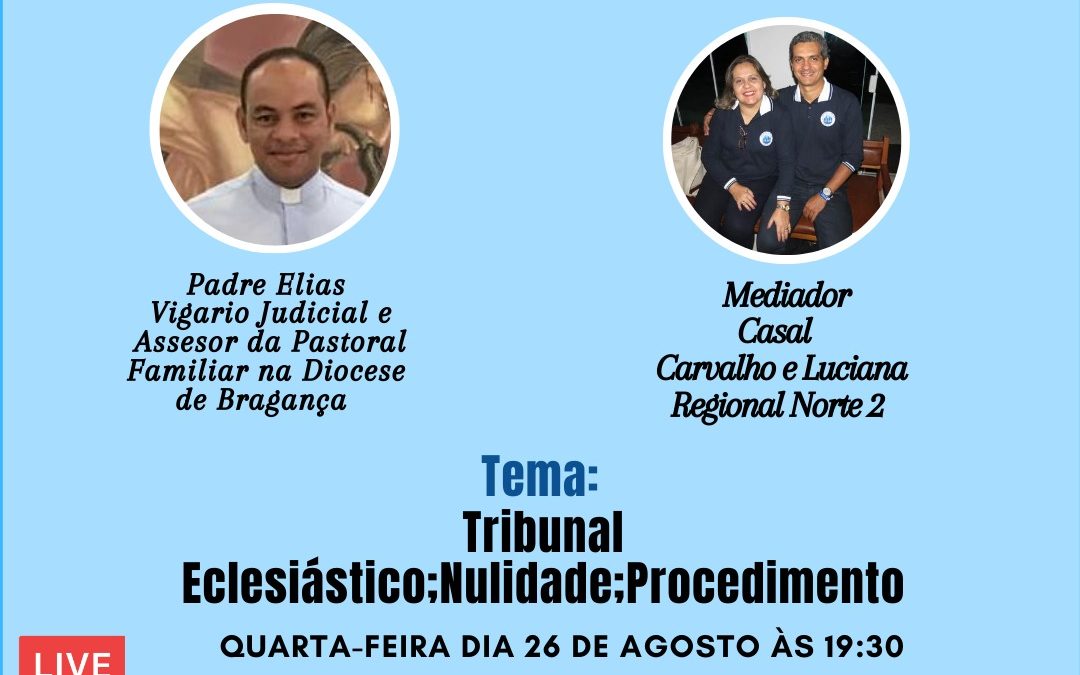 Pastoral Familiar realiza formação online sobre nulidade matrimonial