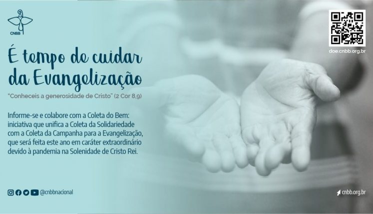 Conheça a Campanha “É tempo de cuidar da Evangelização”, realizada pela Igreja do Brasil durante o mês de novembro