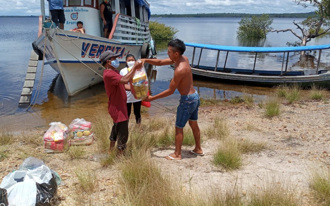 Em um mês, campanha de Combate à Fome entrega 569 cestas básicas a famílias carentes na Arquidiocese de Santarém