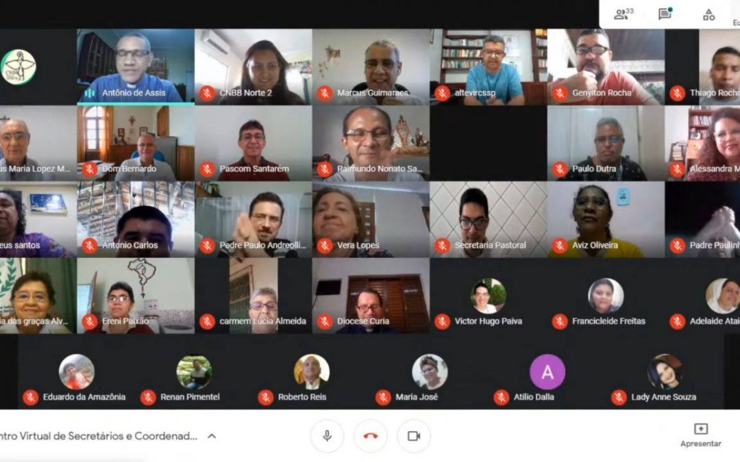Lideranças no regional participam de encontro virtual