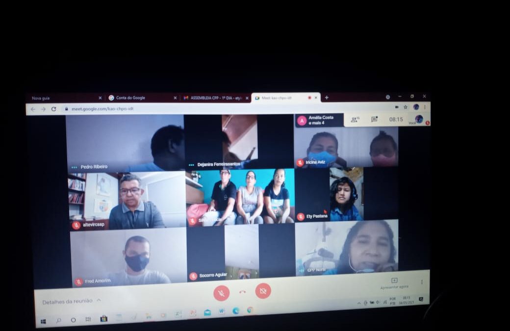 Conselho Pastoral dos Pescadores realiza assembleia regional online