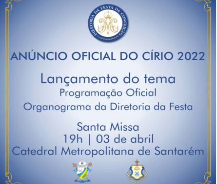 Tema da Festa da Padroeira da Arquidiocese de Santarém será anunciado em celebração