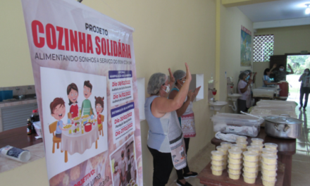 FNS da CF 2021: projeto equipa cozinha comunitária, capacita 10 cozinheiras e distribui 500 refeições em Cametá (PA).