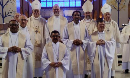 Bispos do Regional Norte 2 e 3 da CNBB em visita o Papa Francisco em Roma