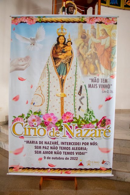 Programação oficial e cartaz do Círio de Nazaré 2022 são apresentados a comunidade em Macapá (AP)