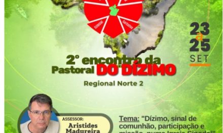 Pastoral do Dizimo Norte 2 terá encontro regional