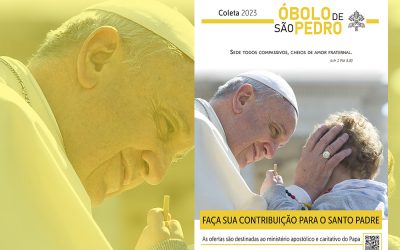AJUDE AS OBRAS DE CARIDADE DO PAPA FRANCISCO ATRAVÉS DO ÓBOLO DE SÃO PEDRO