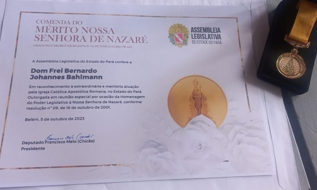 ALEPA CONCEDE AO BISPO DA DIOCESE DE ÓBIDOS A COMENDA NOSSA SENHORA DE NAZARÉ