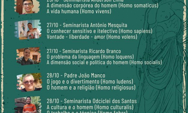 “O cuidador da Casa Comum” é tema dos Seminários Temáticos II, no Seminário São Pio X