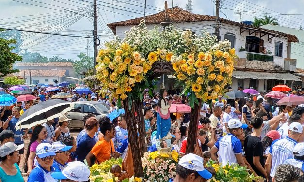 DIOCESE DE PONTA DE PEDRAS REALIZOU O CÍRIO DE NOSSA SENHORA DA CONCEIÇÃO COM O TEMA ‘MARIA, CAUSA DA NOSSA ALEGRIA E GRATIDÃO’