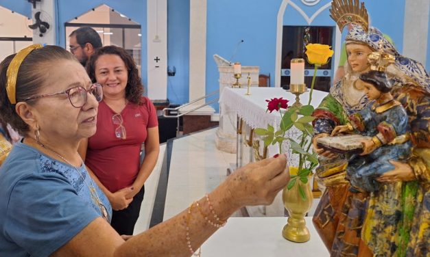 ALEGRIA E FÉ MARCAM A VISITA DA IMAGEM DA PADROEIRA DE ÓBIDOS EM SANTARÉM