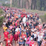 DIOCESE DE ÓBIDOS INICIA AS FESTIVIDADES DE SÃO RAIMUNDO NONATO COM CAMINHADA DE 13KM ATÉ A CIDADE DE CURUÁ NO PARÁ