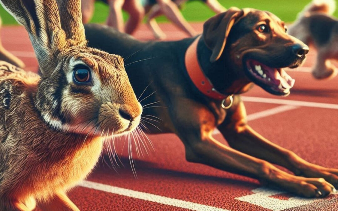 A LEBRE E OS CACHORROS