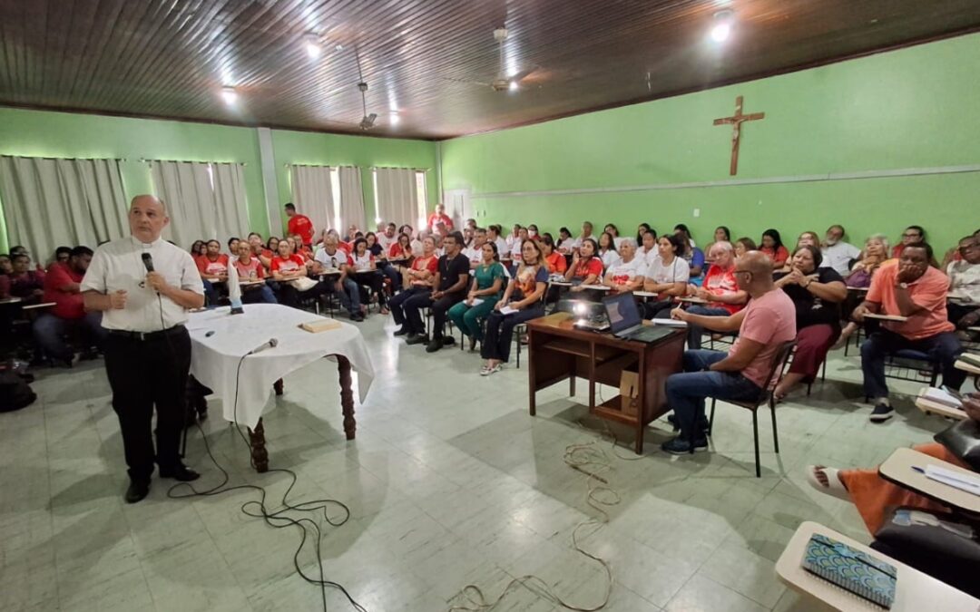 PASTORAL DO DÍZIMO DA DIOCESE DE MACAPÁ VIVE A ESPERANÇA NA PEREGRINAÇÃO DURANTE FORMAÇÃO REALIZADA NO CENTRO DIOCESANO