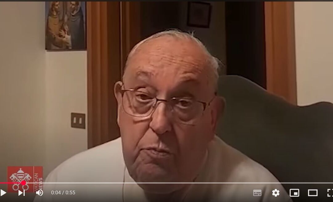 VÍDEO INEDITO: PAPA FRANCISCO FALA AOS JOVENS “APRENDAM A ESCUTAR, ISSO AJUDA A PAZ”