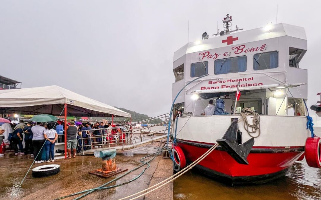 “O BARCO HOSPITAL PAPA FRANCISCO É O ANÚNCIO DE JESUS CRISTO!” PAPA FRANCISCO