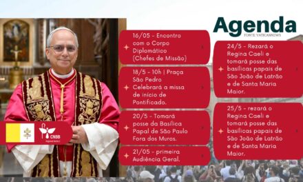 PAPA LEÃO XIV: NO DOMINGO, 18 DE MAIO, MISSA DE INÍCIO DE PONTIFICADO