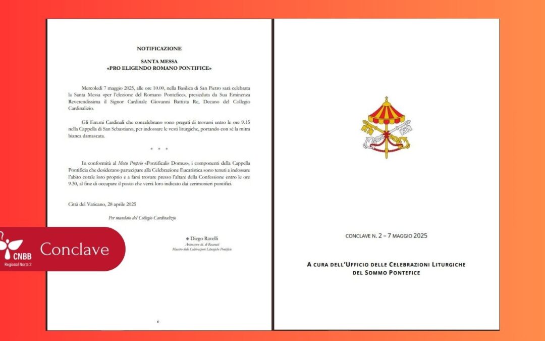 VATICANO DIVULGA COMUNICADO SOBRE A SANTA MISSA PELA ‘ELEIÇÃO DO ROMANO PONTÍFICE’