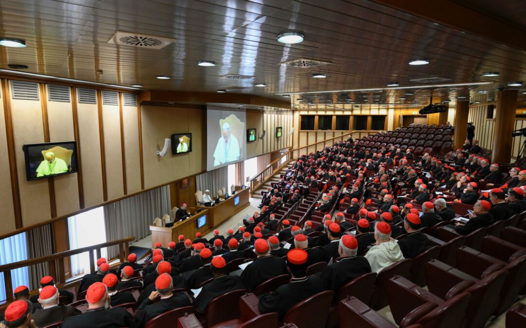 SANTO PADRE LEÃO XIV ENCONTROU-SE ESTA MANHÃ COM OS MEMBROS DO COLÉGIO CARDINALÍCIO