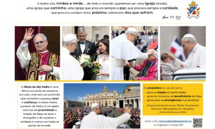 AJUDE LEÃO XIV NA SUA MISSÃO, DOANDO AO ÓBOLO DE SÃO PEDRO