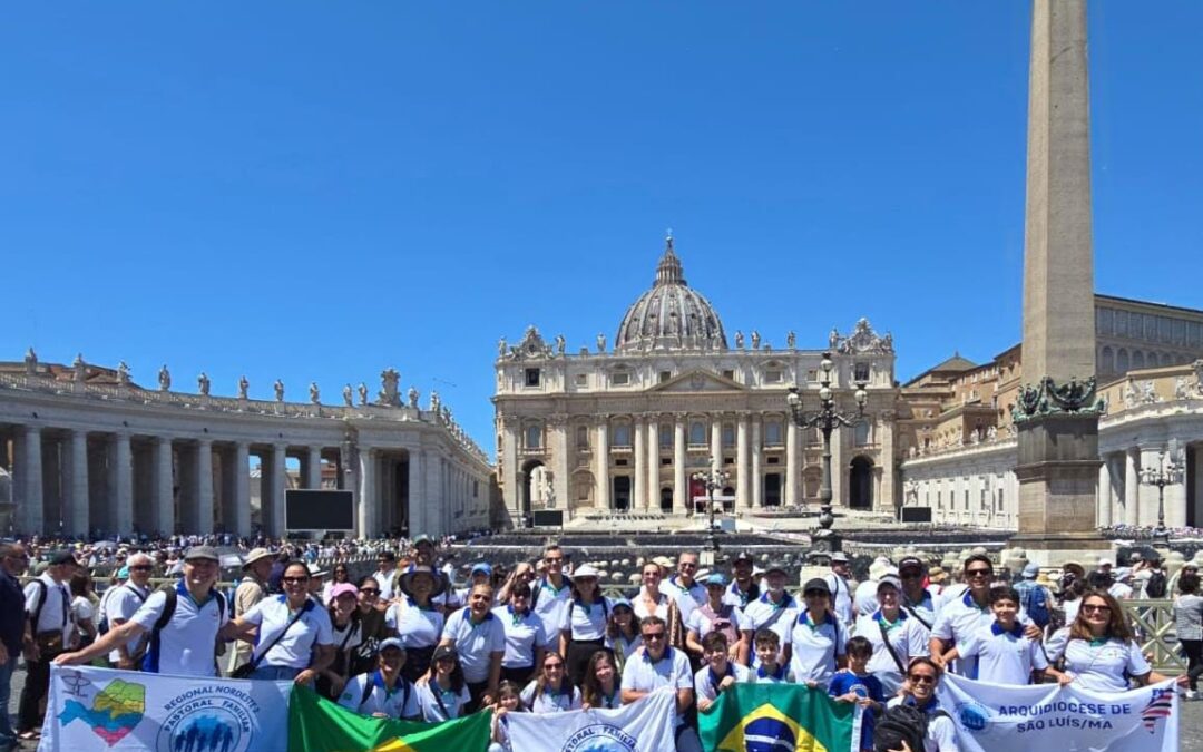 PEREGRINOS DO REGIONAL NORTE 2 EMOCIONAM-SE NO JUBILEU DAS FAMÍLIAS EM ROMA