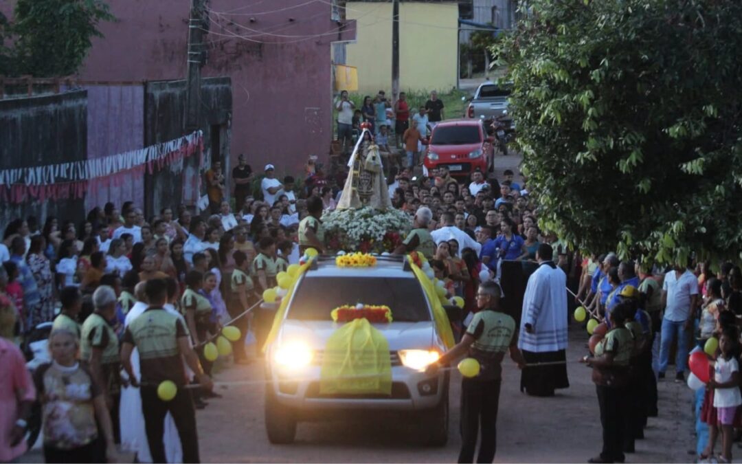 DIOCESE DE CAMETÁ REALIZA CÍRIO DE NOSSA SENHORA DO CARMO NA VILA DO CARMO