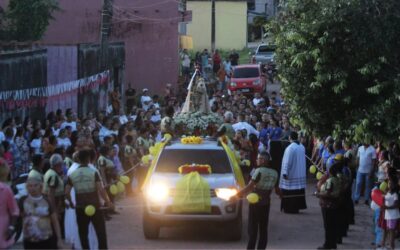 DIOCESE DE CAMETÁ REALIZA CÍRIO DE NOSSA SENHORA DO CARMO NA VILA DO CARMO