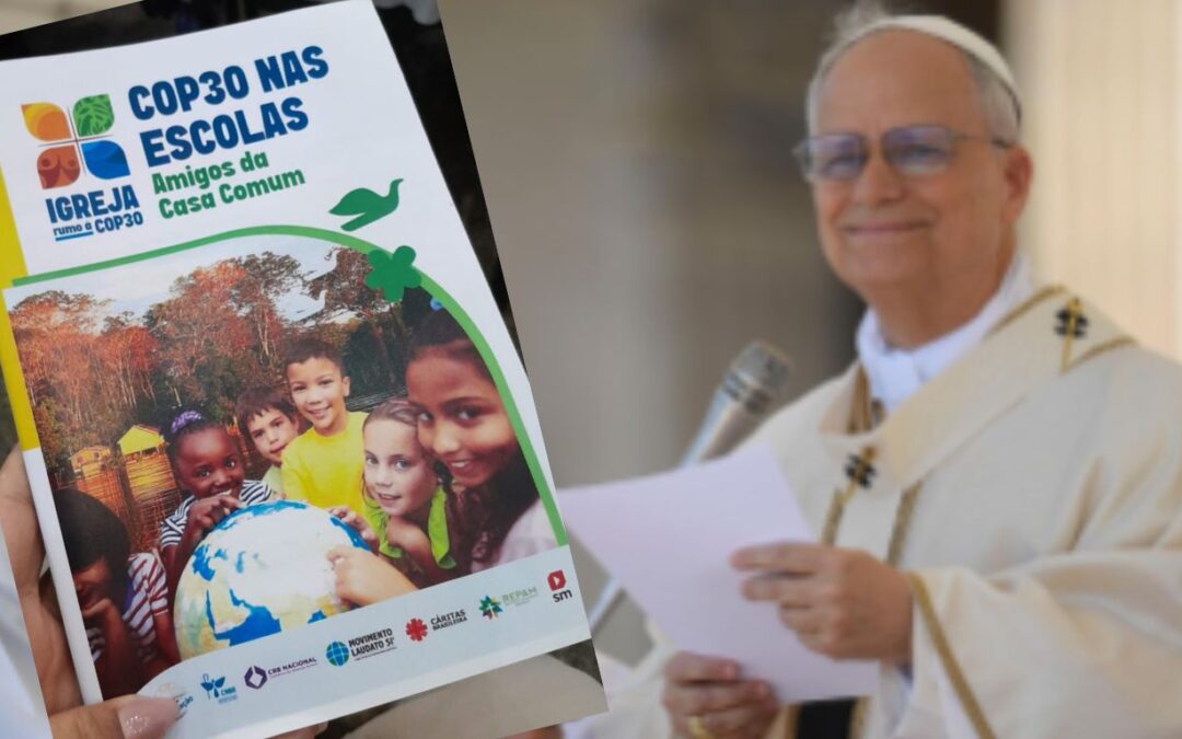 PAPA LEÃO XIV ABENÇOA EDIÇÃO DIGITAL DO LIVRO SOBRE A COP30 E EDUCAÇÃO AMBIENTAL