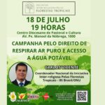 DIOCESE DE MACAPÁ PROMOVE ENCONTRO SOBRE DIREITO DE RESPIRAR AR PURO E ACESSO À ÁGUA POTÁVEL