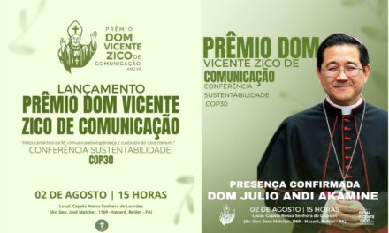 ARQUIDIOCESE DE BELÉM LANÇA A ‘7ª EDIÇÃO DO PRÊMIO DOM VICENTE ZICO DE COMUNICAÇÃO’