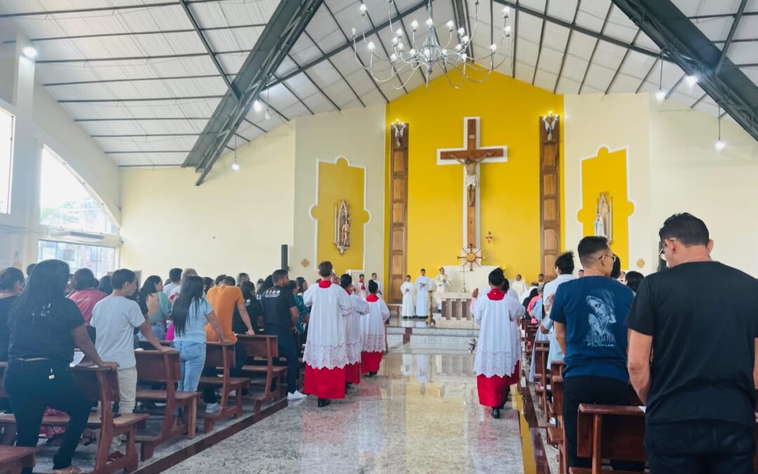 DIOCESE DE PONTA DE PEDRAS REALIZA PEREGRINAÇÃO DAS FAMÍLIAS AO SANTUÁRIO GLORIOSO SÃO SEBASTIÃO