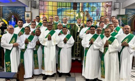 ARQUIDIOCESE DE SANTARÉM CELEBRA JUBILEU DOS DIÁCONOS E ANIVERSÁRIO DE DOM IRINEU