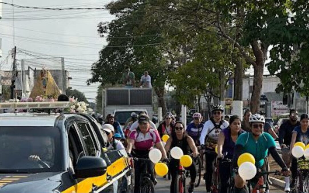 PASSEIO CICLÍSTICO DO CÍRIO DE NAZARÉ REÚNE MAIS DE 60 PARTICIPANTES EM ALTAMIRA
