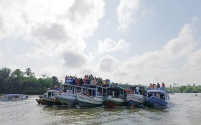 FÉ NAS ÁGUAS: PROCISSÃO FLUVIAL MARCA INÍCIO DO ESTUDO BÍBLICO 2025 NA DIOCESE DE ABAETETUBA