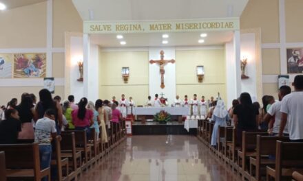 SANTUÁRIO DE NAZARÉ DA DIOCESE DE PONTA DE PEDRAS INICIA PEREGRINAÇÕES EM PREPARAÇÃO PARA O CÍRIO EM MUANÁ