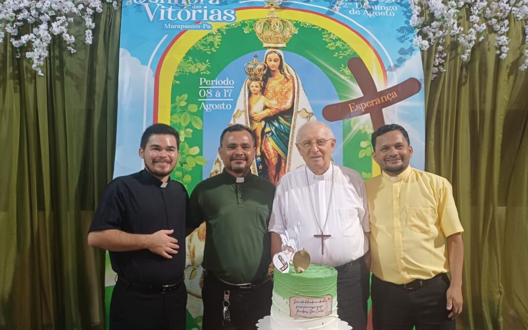 DOM CARLOS VERZELETTI REALIZA A VISITA PASTORAL NA PARÓQUIA DE MARAPANIM