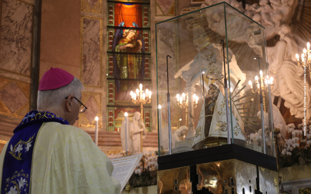 DOM IRINEU ROMAN ABRE O PERÍODO DE MISSAS SOLENES COM BISPOS CONVIDADOS NA BASÍLICA SANTUÁRIO DE NAZARÉ EM BELÉM