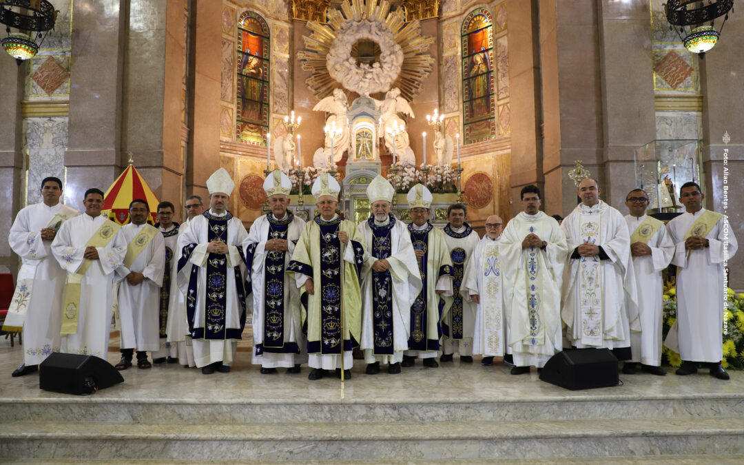 ALEGRIA E GRATIDÃO NA ARQUIDIOCESE DE BELÉM: CELEBRAÇÃO MARIANA E ACOLHIMENTO DOM CARLOS VERZELETTI E FUTUROS PADRES