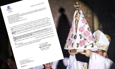 EM TELEGRAMA PAPA LEÃO XIV ENALTECE FÉ NO CÍRIO DE NAZARÉ COM MENSAGEM PAPAL DE BÊNÇÃO E PAZ