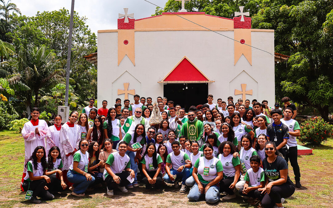1º DNJ para jovens das ilhas da Paróquia São Francisco Xavier- Barcarena