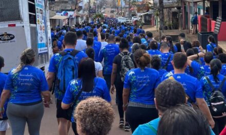 1,4 MIL PEREGRINOS PARTICIPAM DA 5ª CAMINHADA DE FÉ COM MARIA EM ALTAMIRA